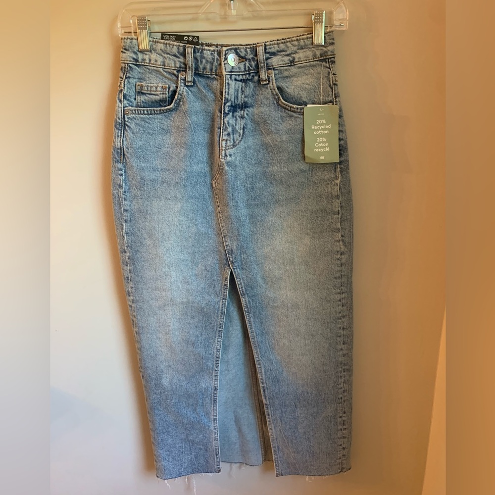 Denim Maxi Skirt